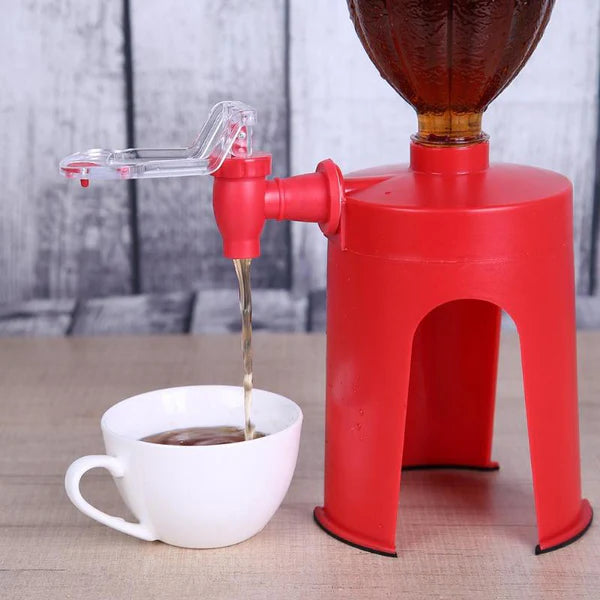 Cold Drink Dispenser Stand with Tap | Bottle Beverage Dispenser