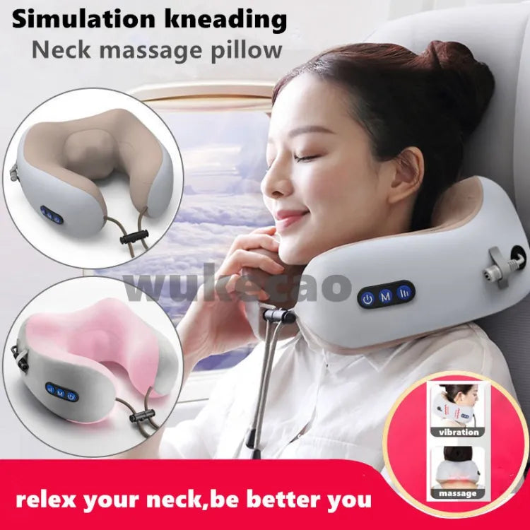 Jinserta Neck Cushion Massager | USB Charging Massage Pillow