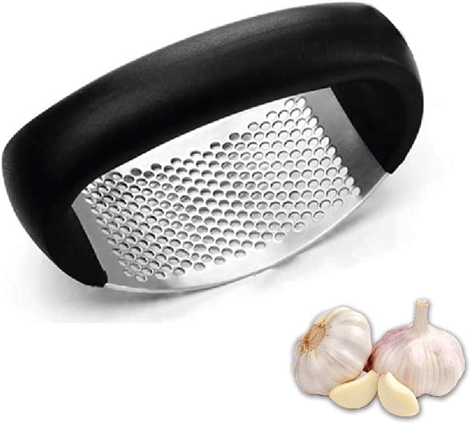 Stainless Steel Garlic Press Rocker | Easy Garlic Crusher