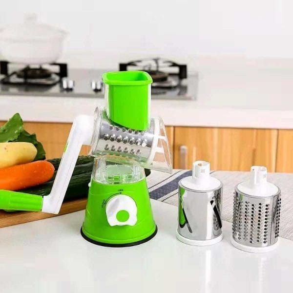 Manual Vegetable Drum Cutter Slicer | Multifunctional Kitchen Gadget