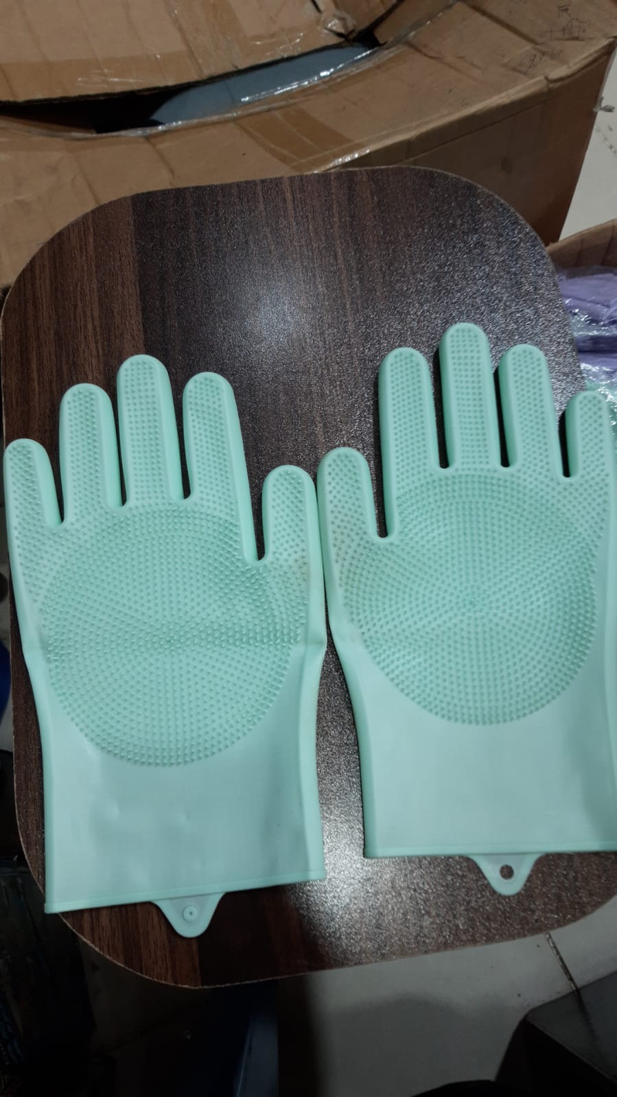 Silicone Washing Gloves | Reusable Full Finger Cleaning Gloves