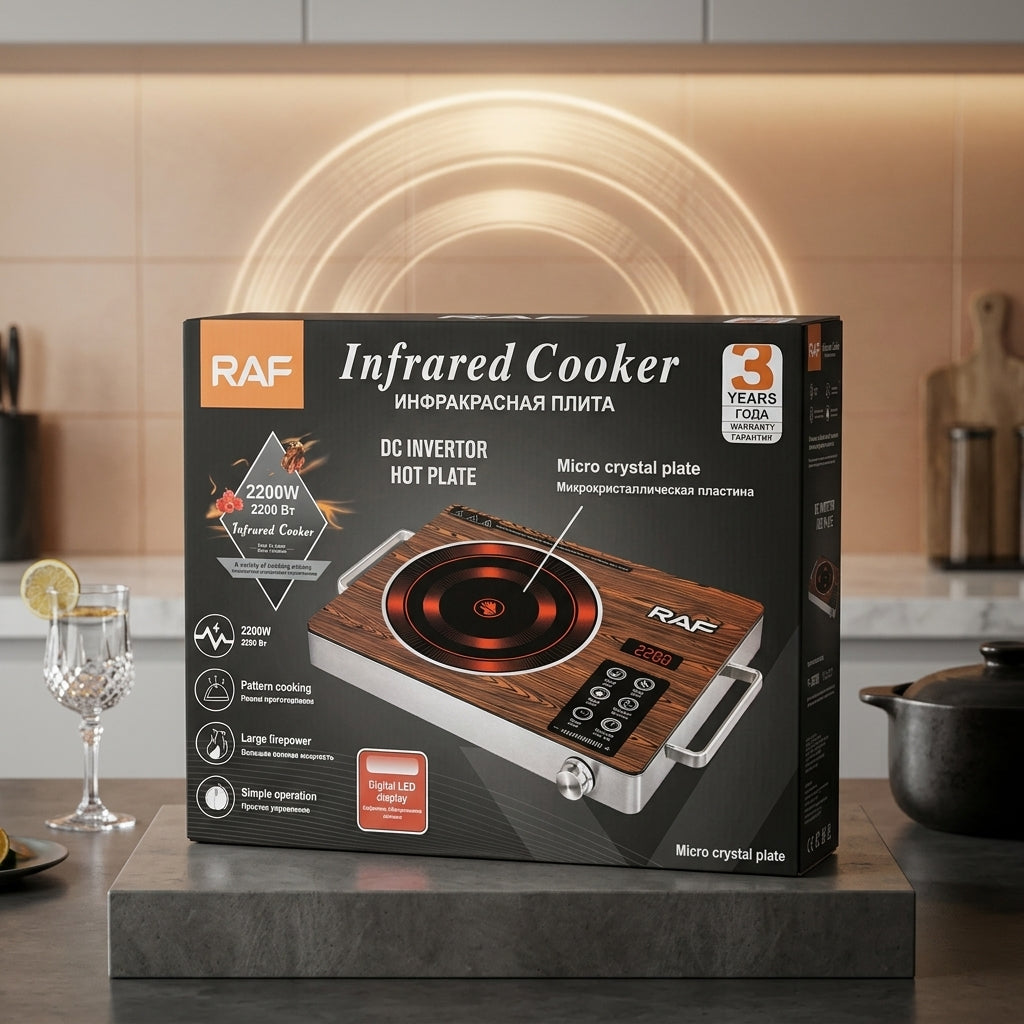 RAF Infrared Cooker 2200W Electric Stove | Fast Heating
