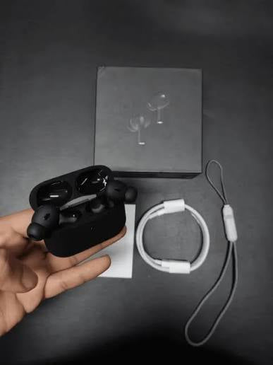 AirPods Pro 2 Black Master Quality | Wireless Earbuds with ANC