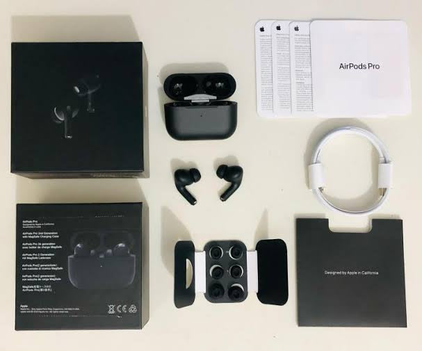 AirPods Pro 2 Black Master Quality | Wireless Earbuds with ANC