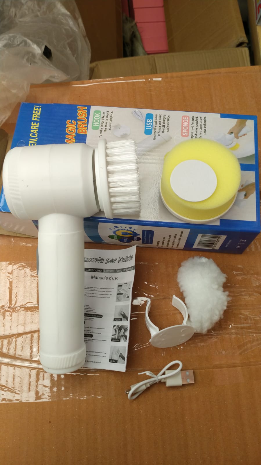5-in-1 Handheld Electric Cleaning Brush | Multi-Purpose Scrubber