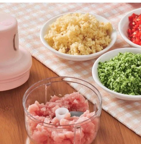 Electric Kitchen Chopper | Mini Garlic, Meat & Vegetable Grinder