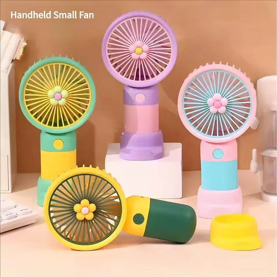 Mini Portable USB Fan| Cute Handheld & Desktop Cooling Fan