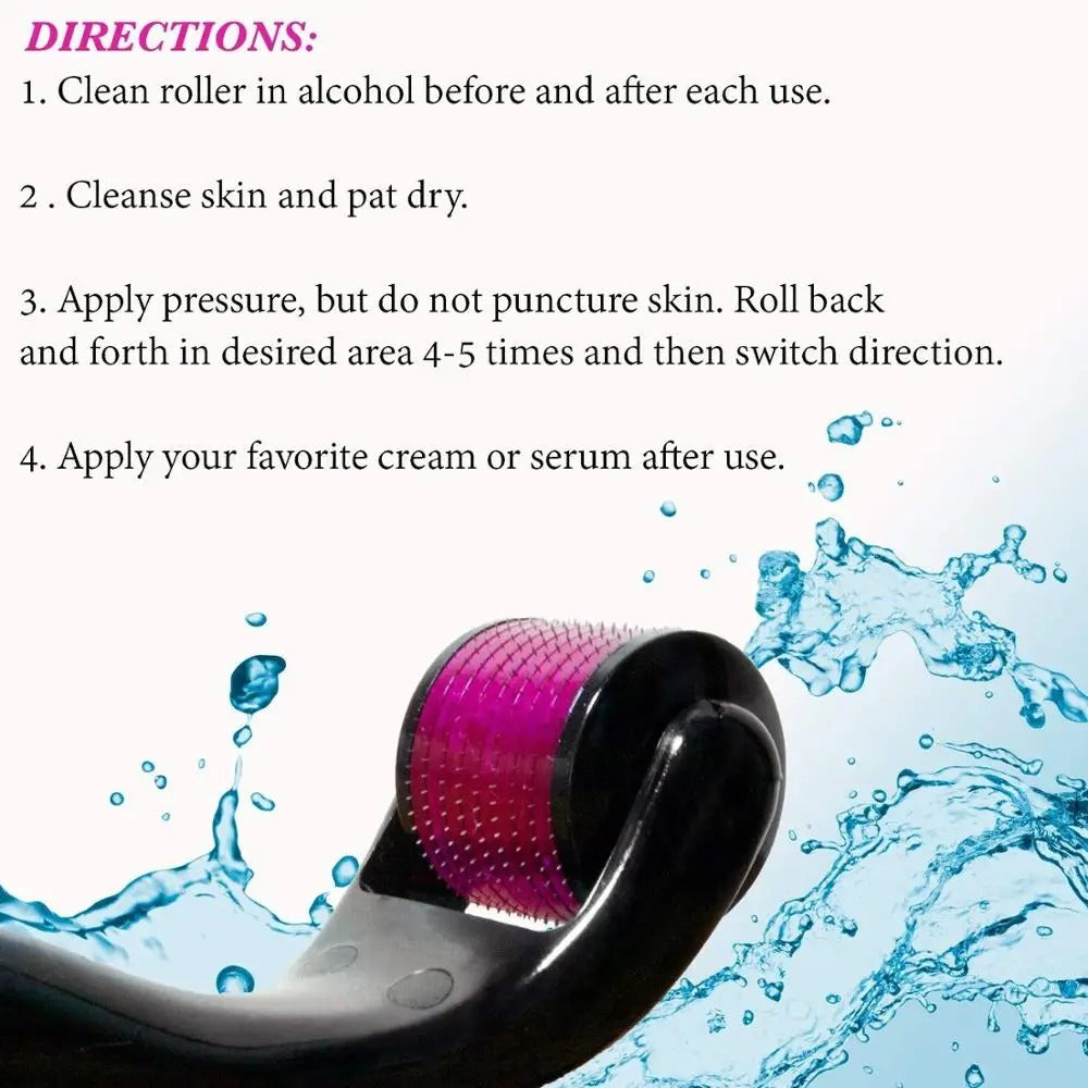 540 Needles Derma Roller for Skin, Beard & Hair Care | Nexora Deals