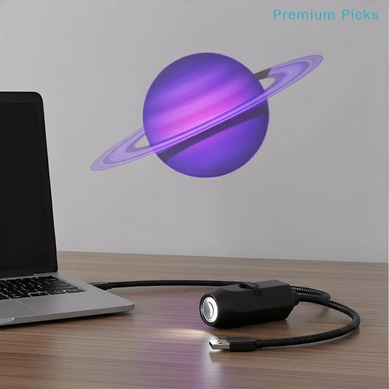 USB Moon Earth Projection Light | 6-Lens Starry Sky Projector