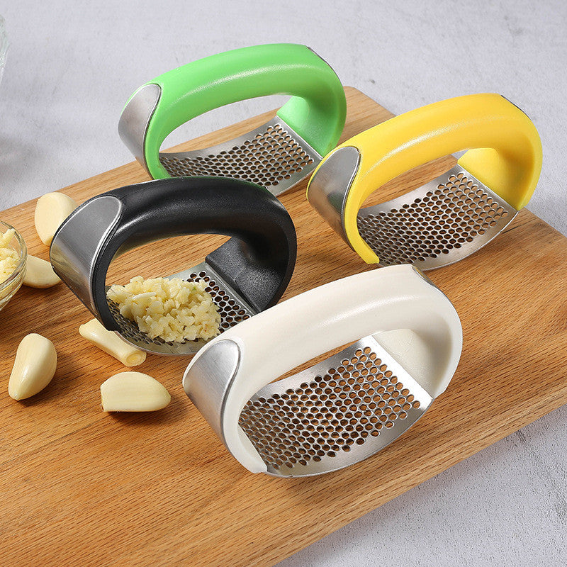 Stainless Steel Garlic Press Rocker | Easy Garlic Crusher