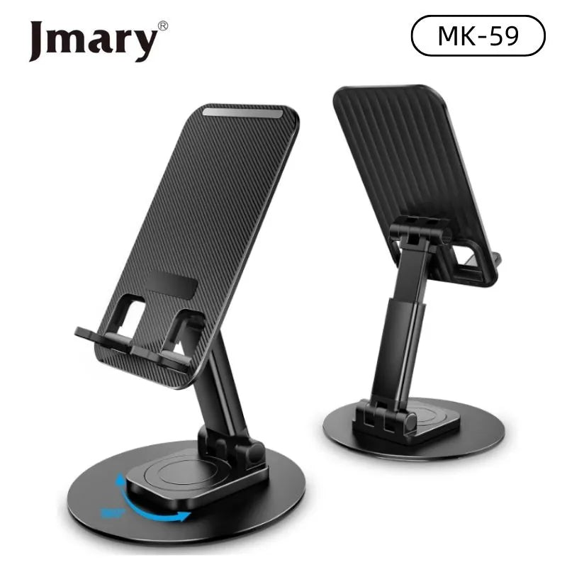Jmary Desktop Mobile Holder 360° Rotation | Stainless Steel Phone Stand