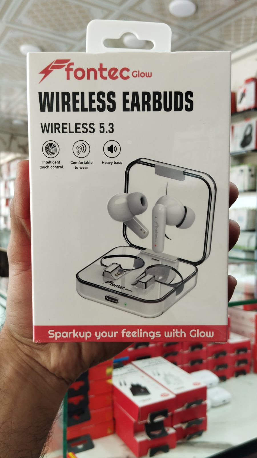 Fontec Glow Airbuds | ENC Gaming Wireless Earbuds with Deep Bass