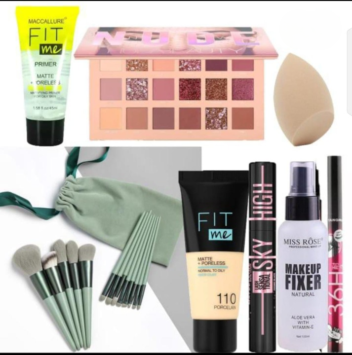 9 Pcs Make-Up Deal | Complete Everyday Beauty Essentials Set
