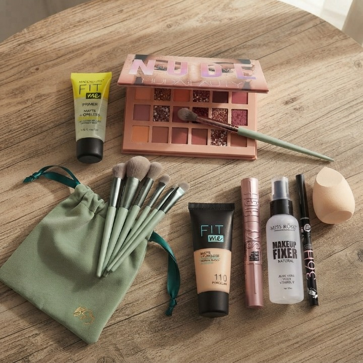 9 Pcs Make-Up Deal | Complete Everyday Beauty Essentials Set
