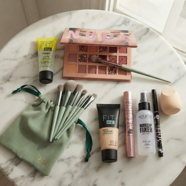 9 Pcs Make-Up Deal | Complete Everyday Beauty Essentials Set