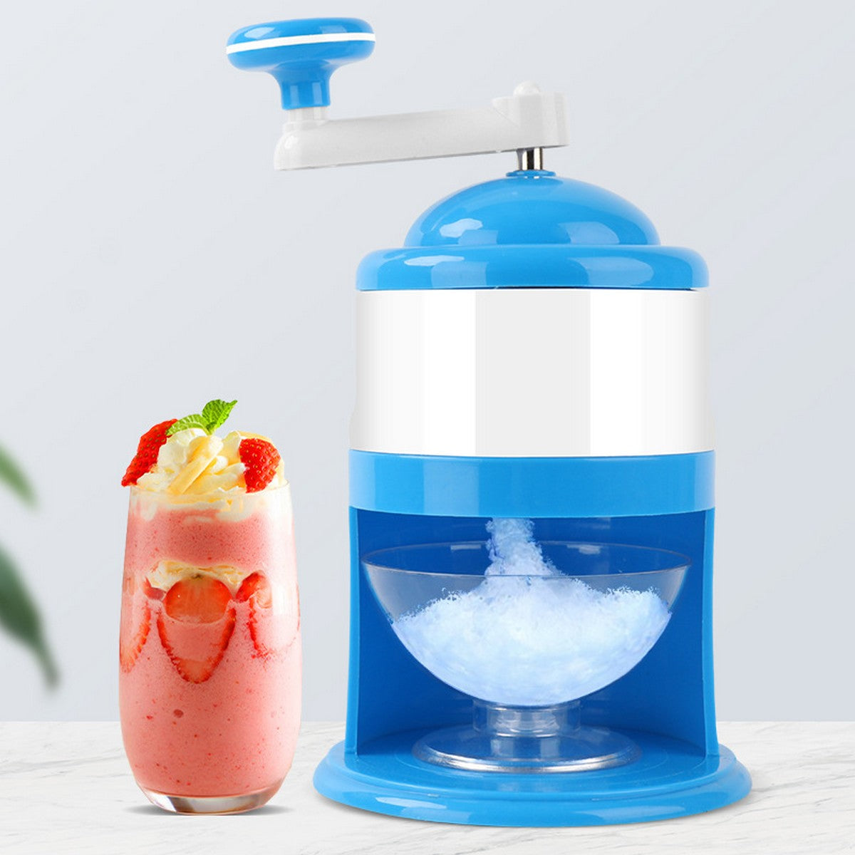 Manual Ice Shaver Maker | Gola Ganda Ice Crusher for Home & Summer