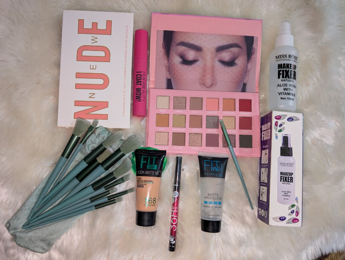 9 Pcs Make-Up Deal | Complete Everyday Beauty Essentials Set