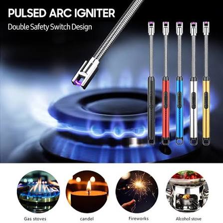 Rechargeable USB Arc Lighter | Metal Electric Kitchen Lighter