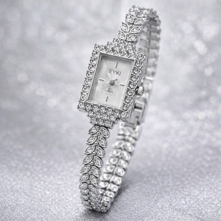 Korean Leaf Watch for Women – Elegant Black Trendy Fashion Watch