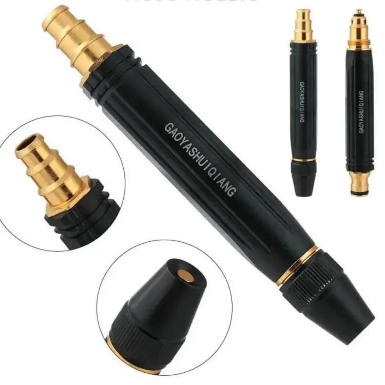 High Pressure Brass Water Spray Gun | Adjustable Garden Hose Nozzle
