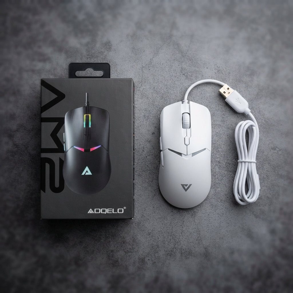 AQELO AM 2 Wired RGB Gaming Mouse | Ergonomic Design
