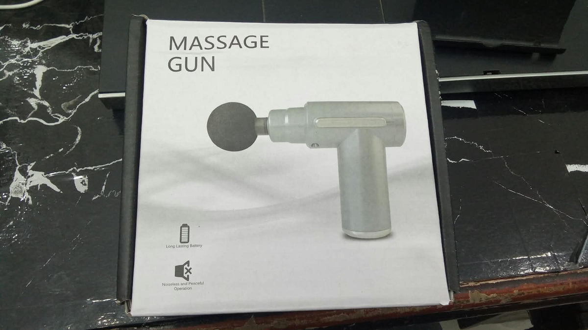 Smart Quiet Massage Gun with 4 Heads | Portable Muscle Massager