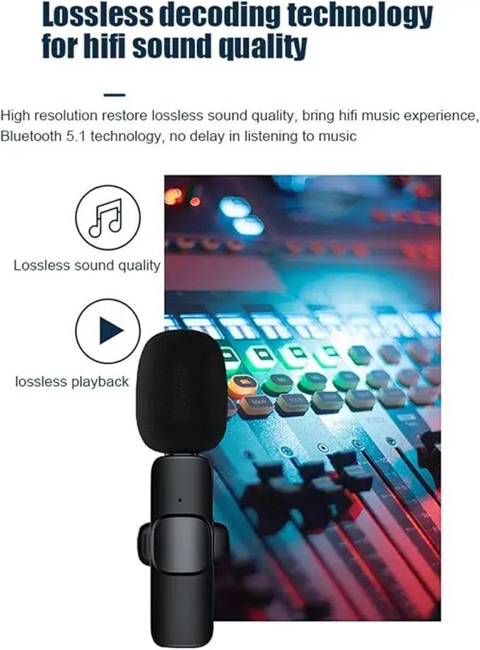 K35 Wireless Microphone for Mobile & Camera | Single Mic