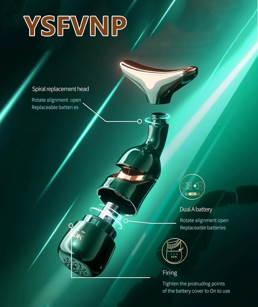 3-in-1 Facial Massager Machine | Face &amp; Neck Beauty Tool