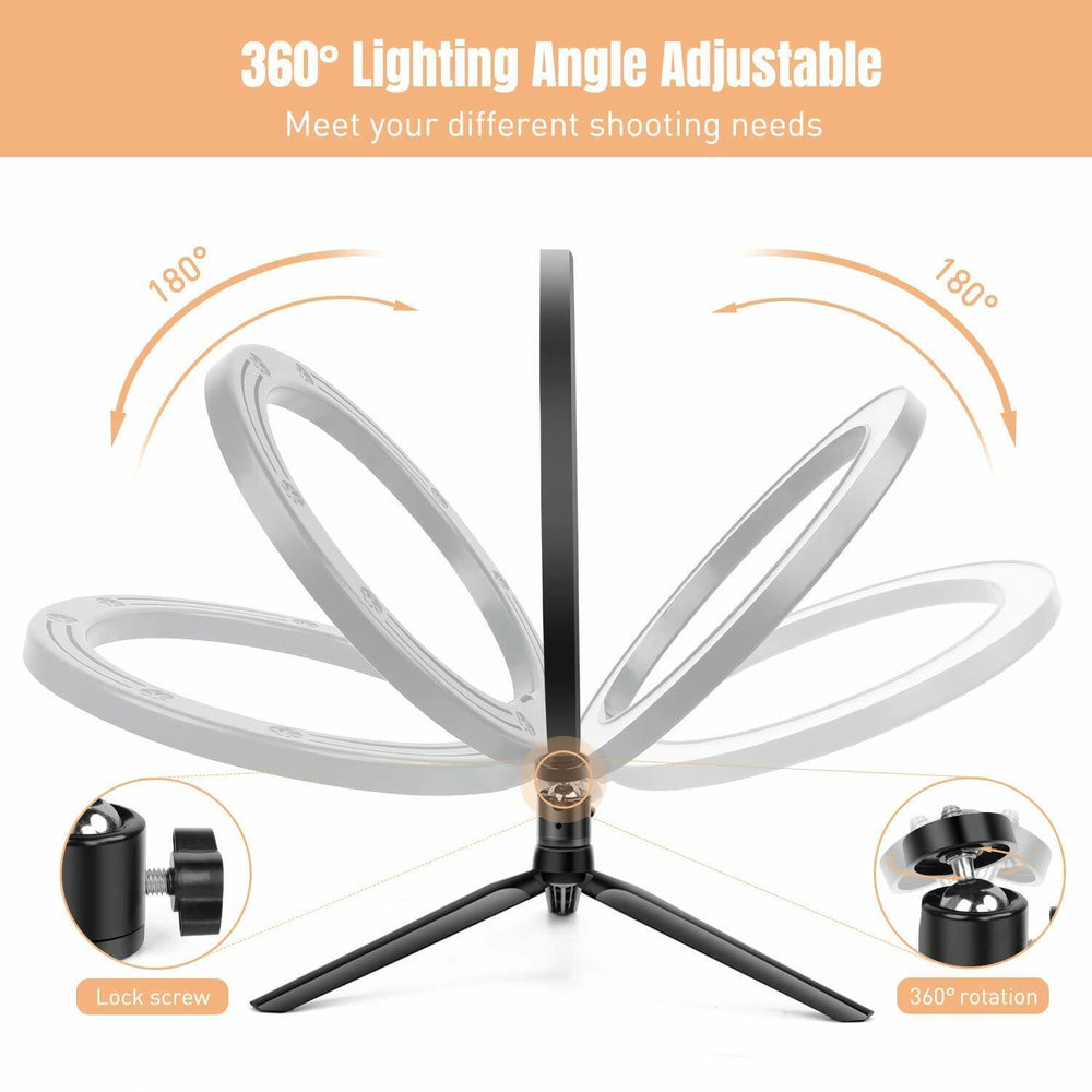 Dual Mobile Clip Ring Light | Selfie & Live Streaming Light