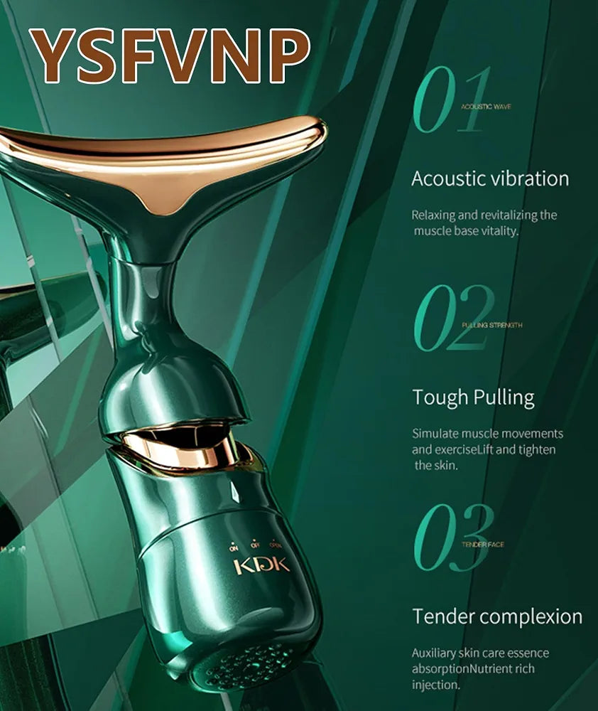 3-in-1 Facial Massager Machine | Face &amp; Neck Beauty Tool