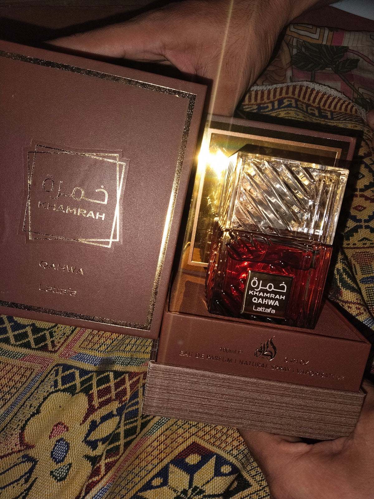 Lattafa Khamrah Qahwa EDP 100ml | Spicy Coffee Fragrance
