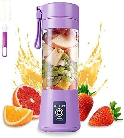6-Blade Portable Juicer Blender | Rechargeable Fruit Smoothie Maker