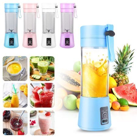 6-Blade Portable Juicer Blender | Rechargeable Fruit Smoothie Maker