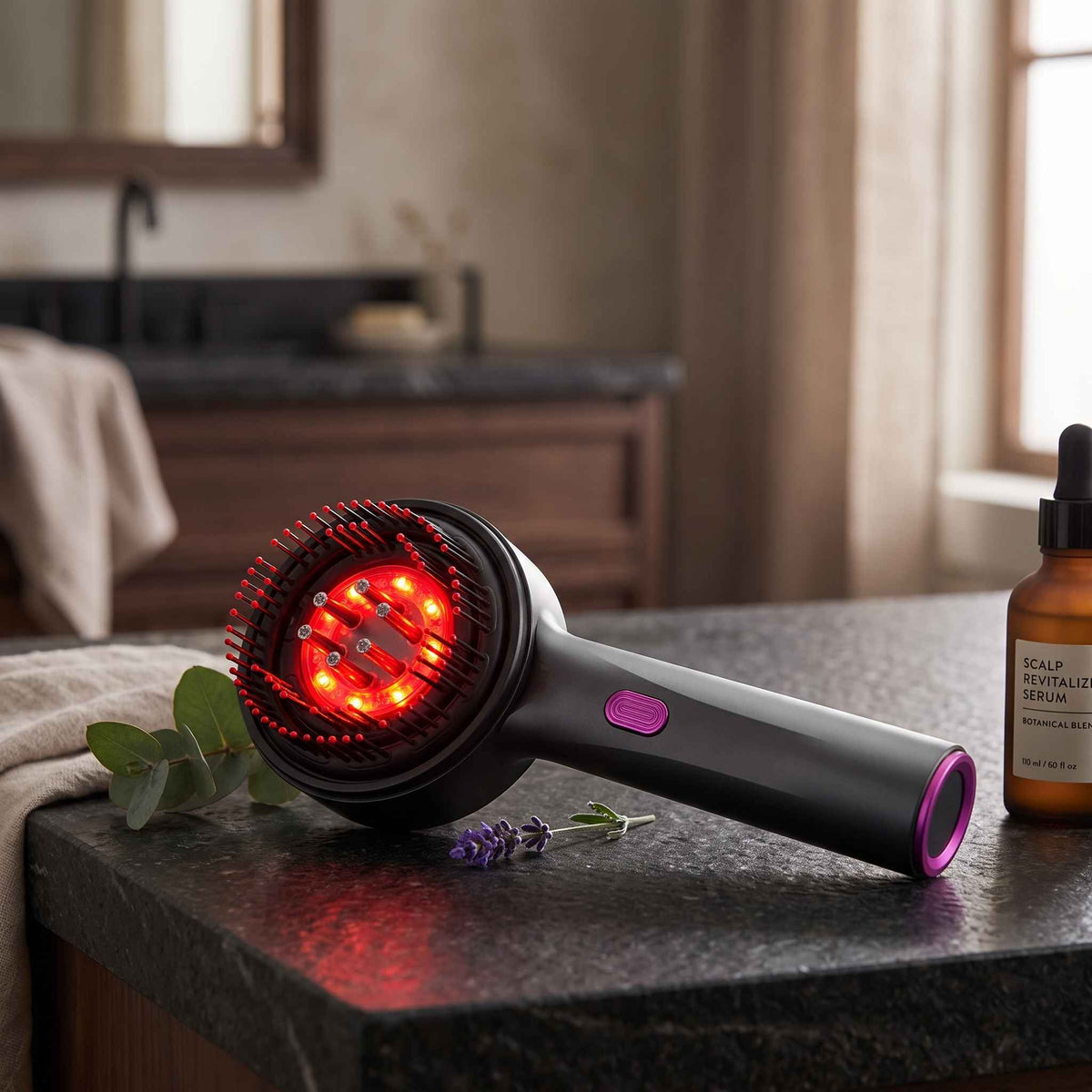 Laser Hair Growth & Scalp Massage Brush | Scalp Care & Hair Wellness Tool
