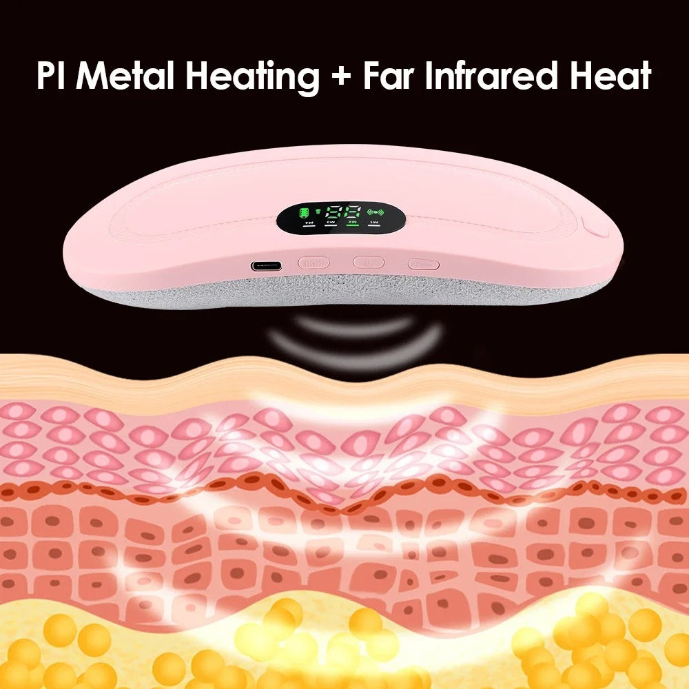 Electric Waist Heating Massage Belt | Vibrating Abdominal Comfort
