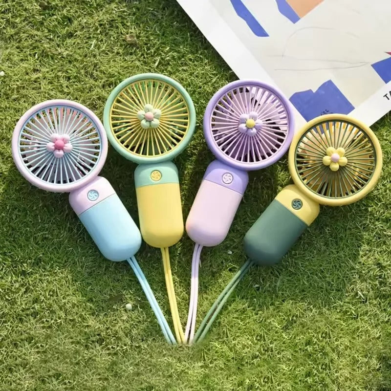 Mini Portable USB Fan| Cute Handheld & Desktop Cooling Fan