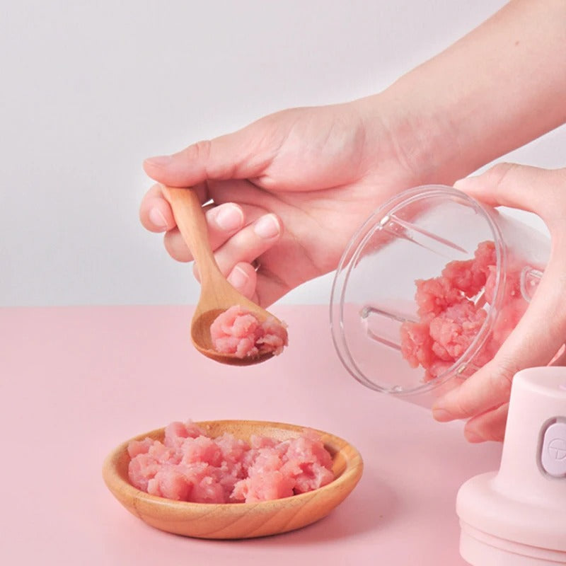 Electric Kitchen Chopper | Mini Garlic, Meat &amp; Vegetable Grinder
