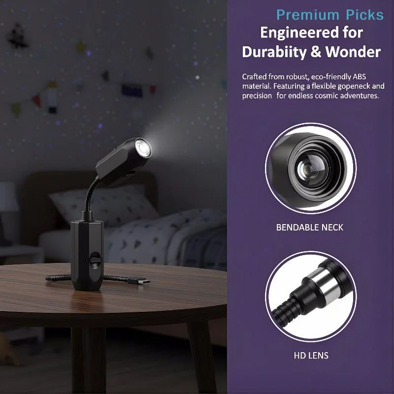 USB Moon Earth Projection Light | 6-Lens Starry Sky Projector