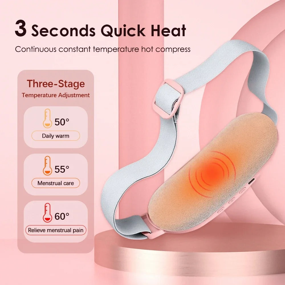Electric Waist Heating Massage Belt | Vibrating Abdominal Comfort