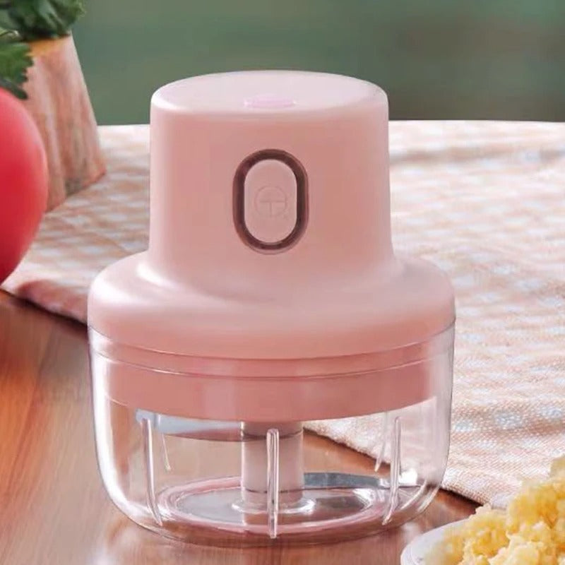 Electric Kitchen Chopper | Mini Garlic, Meat &amp; Vegetable Grinder
